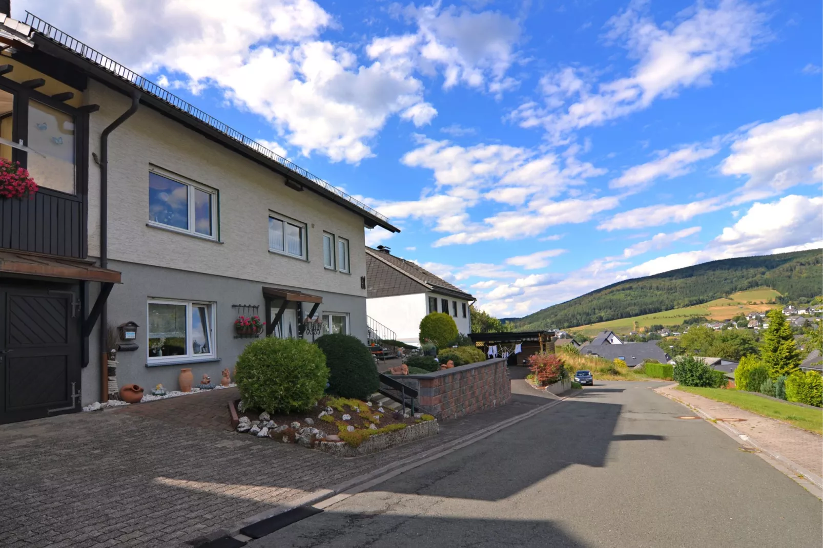 Ferienwohnung Kampstraße-Aussicht Sommer