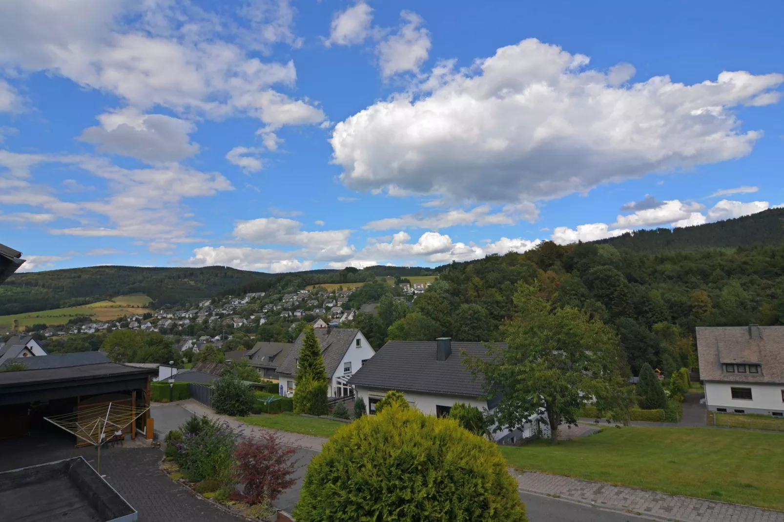 Ferienwohnung Kampstraße-Aussicht Sommer