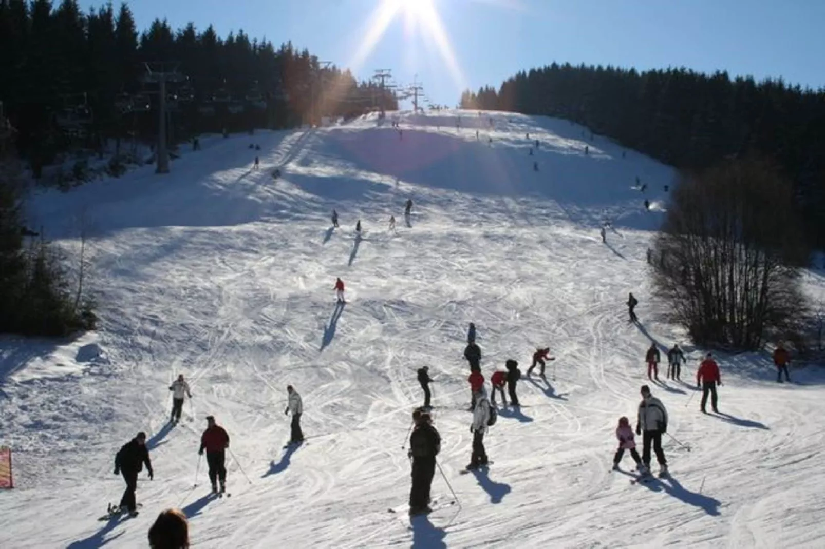 Am Südhang 11-Area winter 1km
