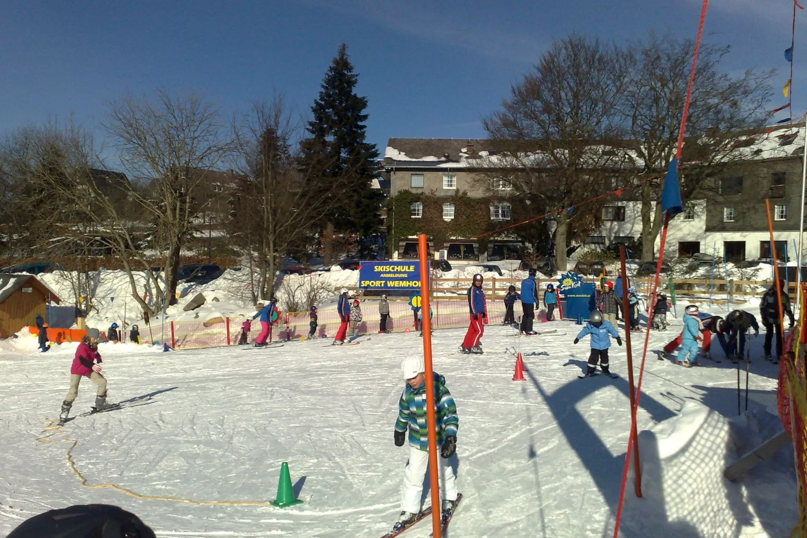 Am Kapellenhang-Area winter 1km