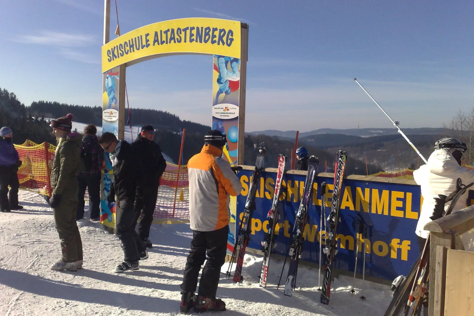 Am Kapellenhang-Area winter 1km