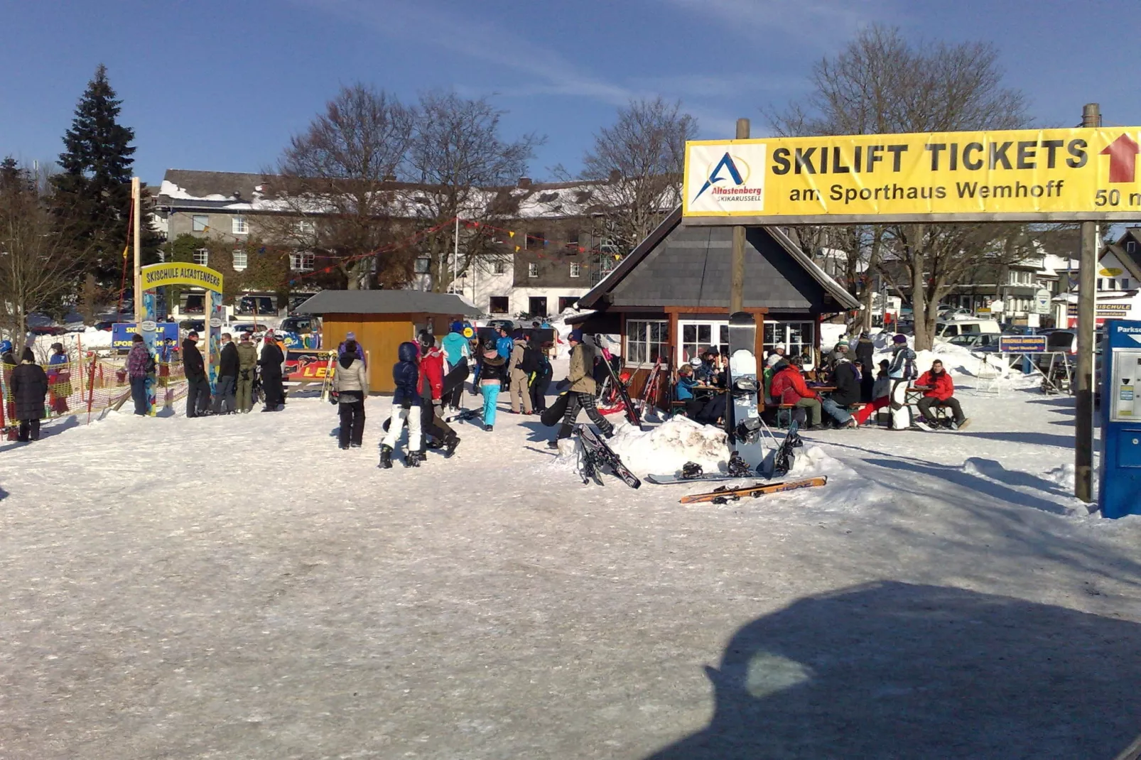 Am Kapellenhang-Area winter 1km