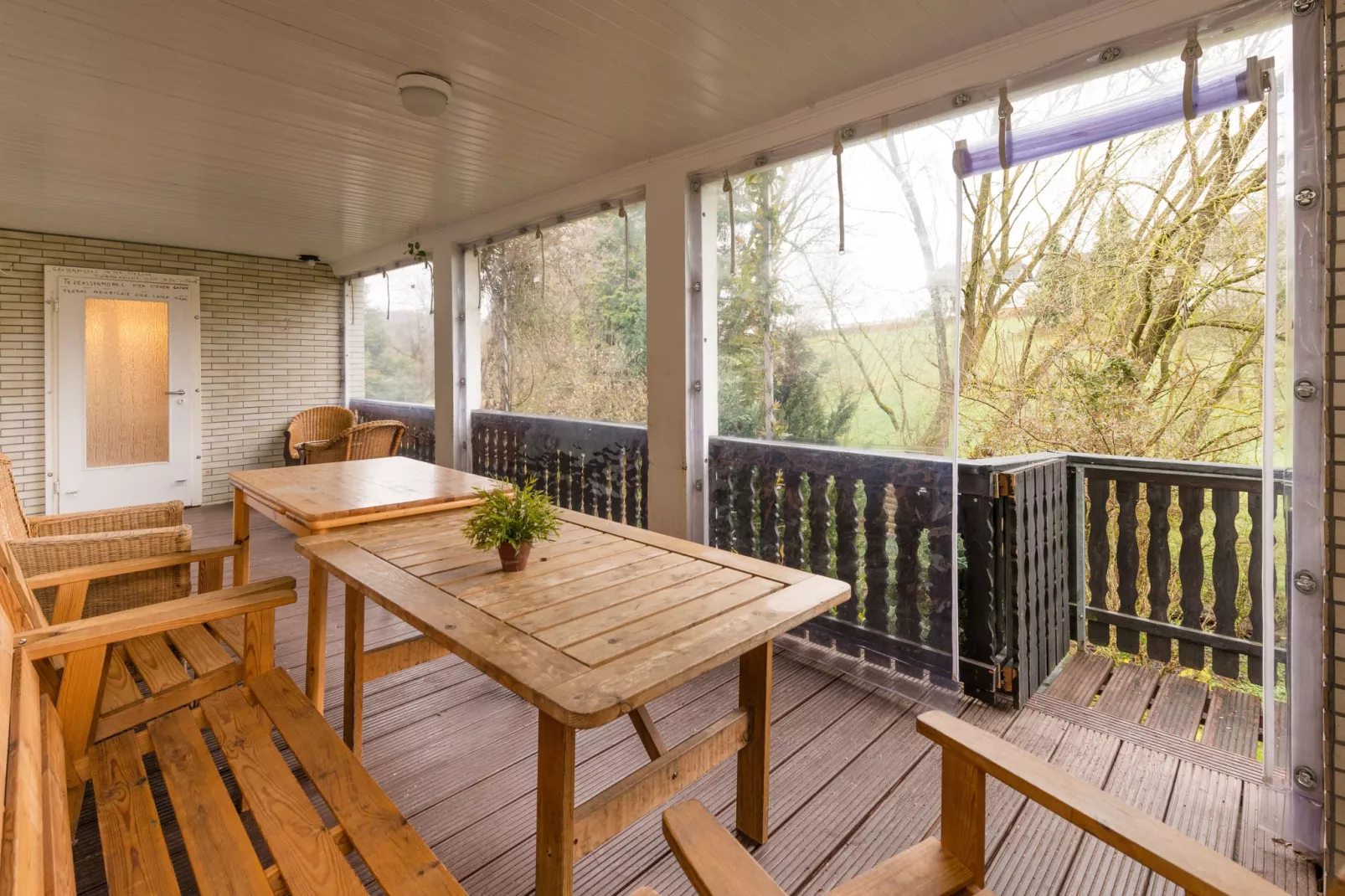 Gruppenhaus am Bach-Terrace balcony