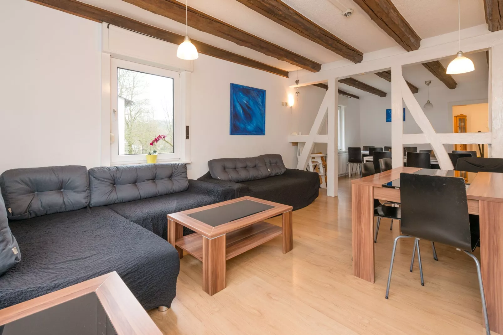 Gruppenhaus am Bach-Living room