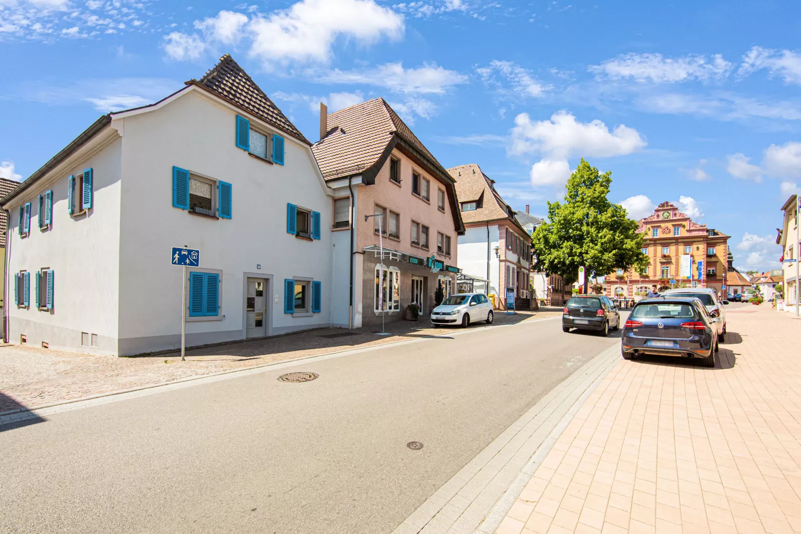 Ferienwohnung am Marktplatz-Außenbereich Sommer