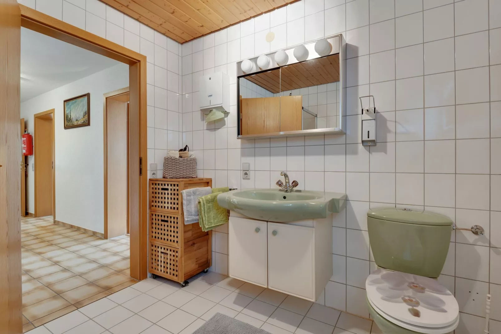 Schwarzwald-Badezimmer
