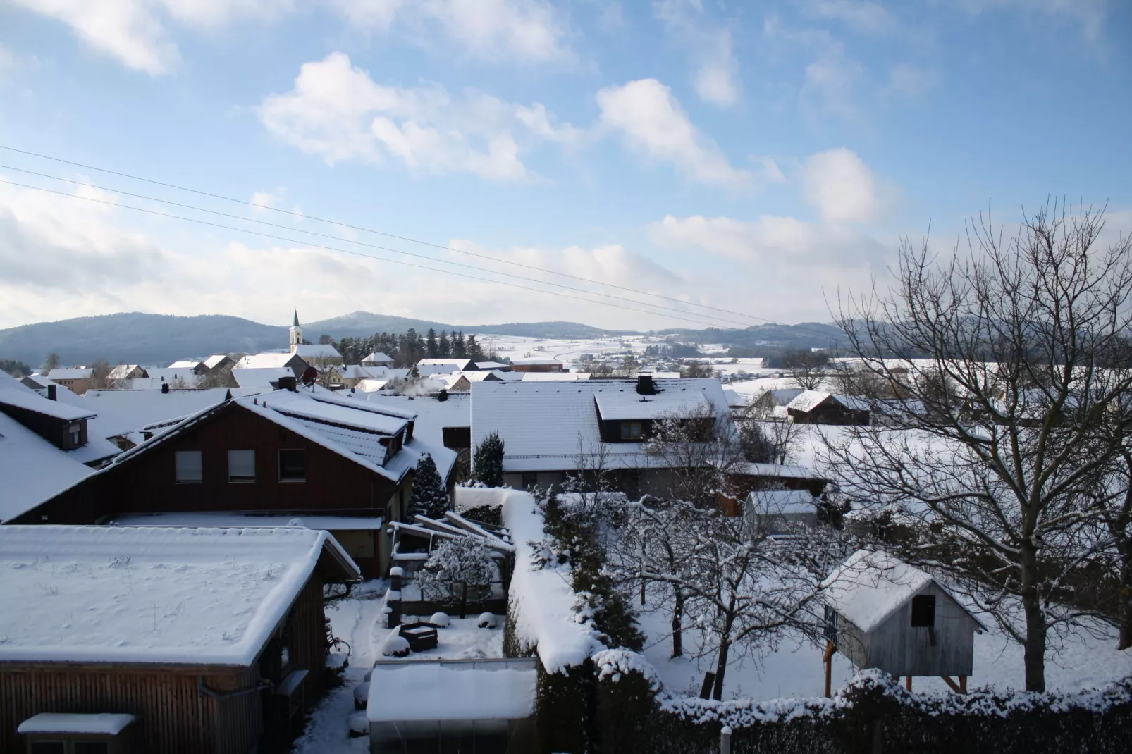 Oberer Bayerischer Wald-View winter