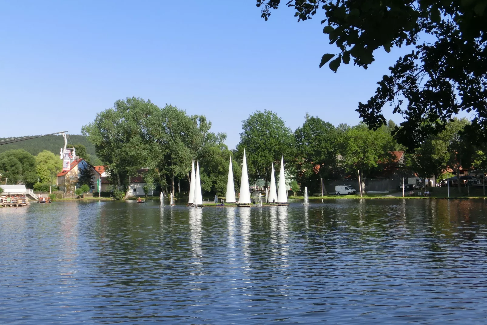 Blumenhof-Gebiete Sommer 5 km