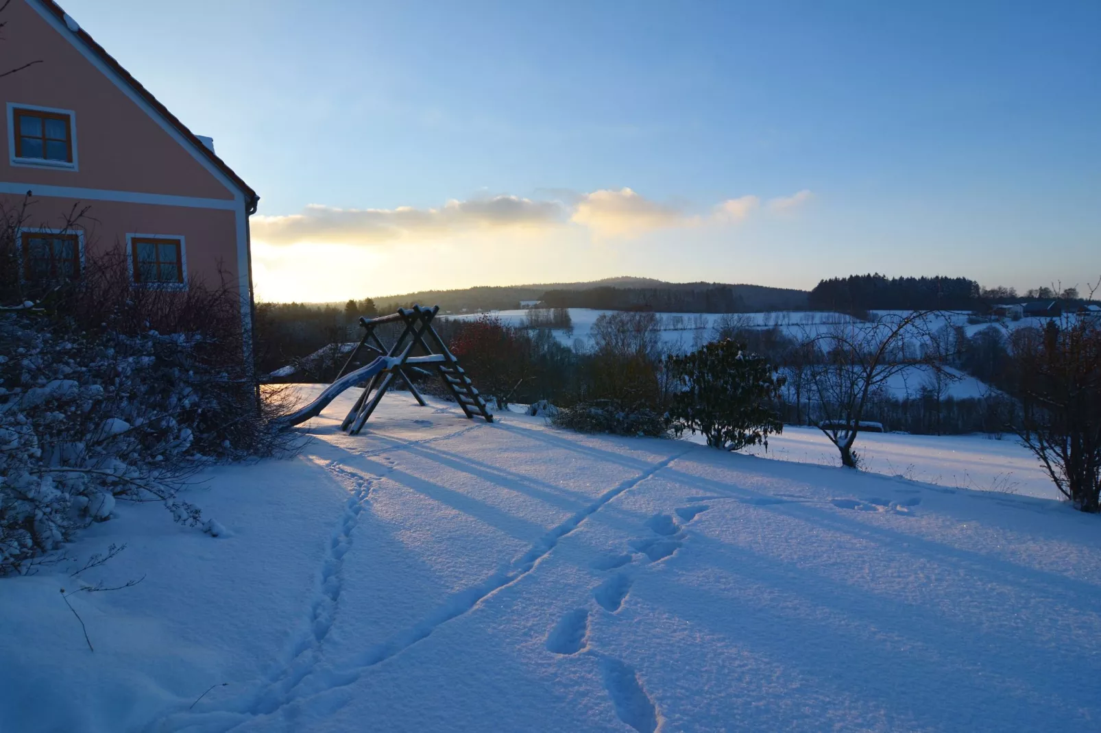 Blumenhof-Garten Winter