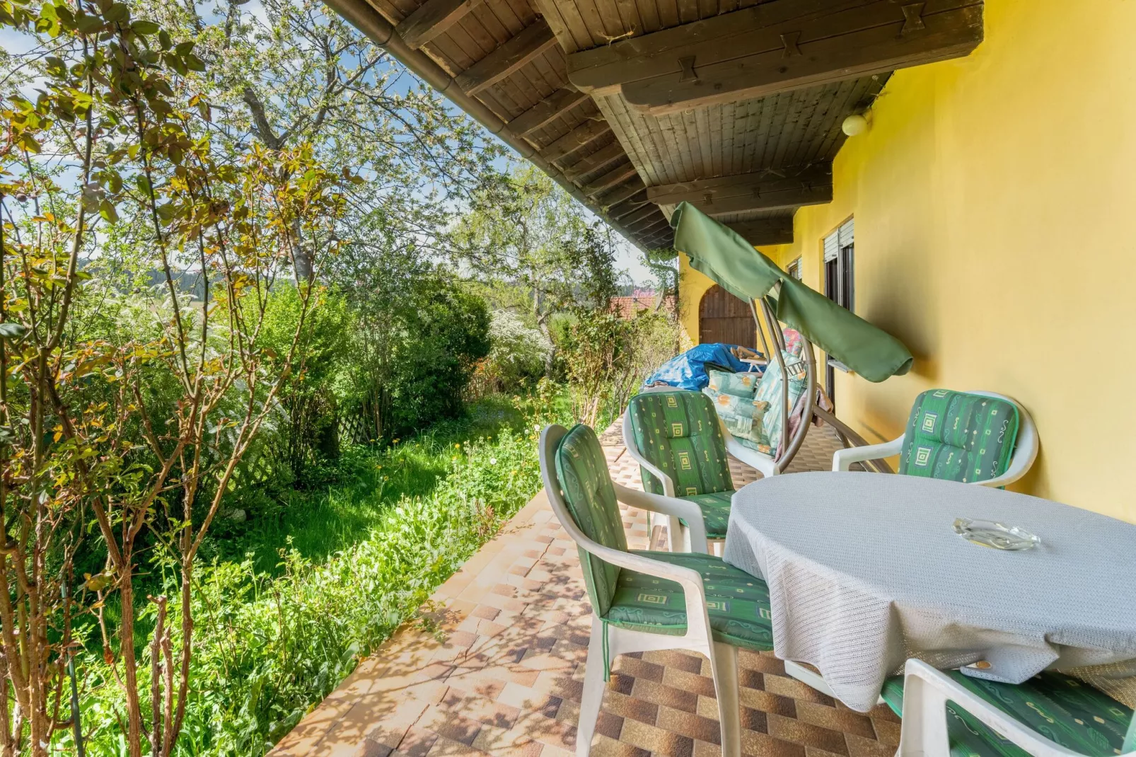 Ferienwohnung Bad Kötzting-Terrace balcony