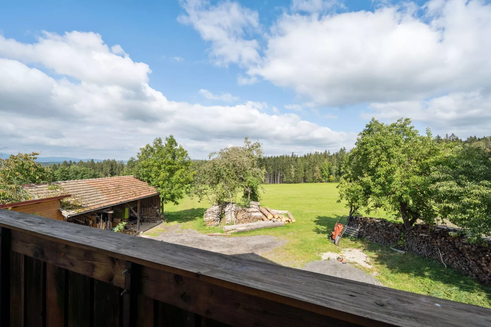 Urlaub auf dem Bauernhof-View summer