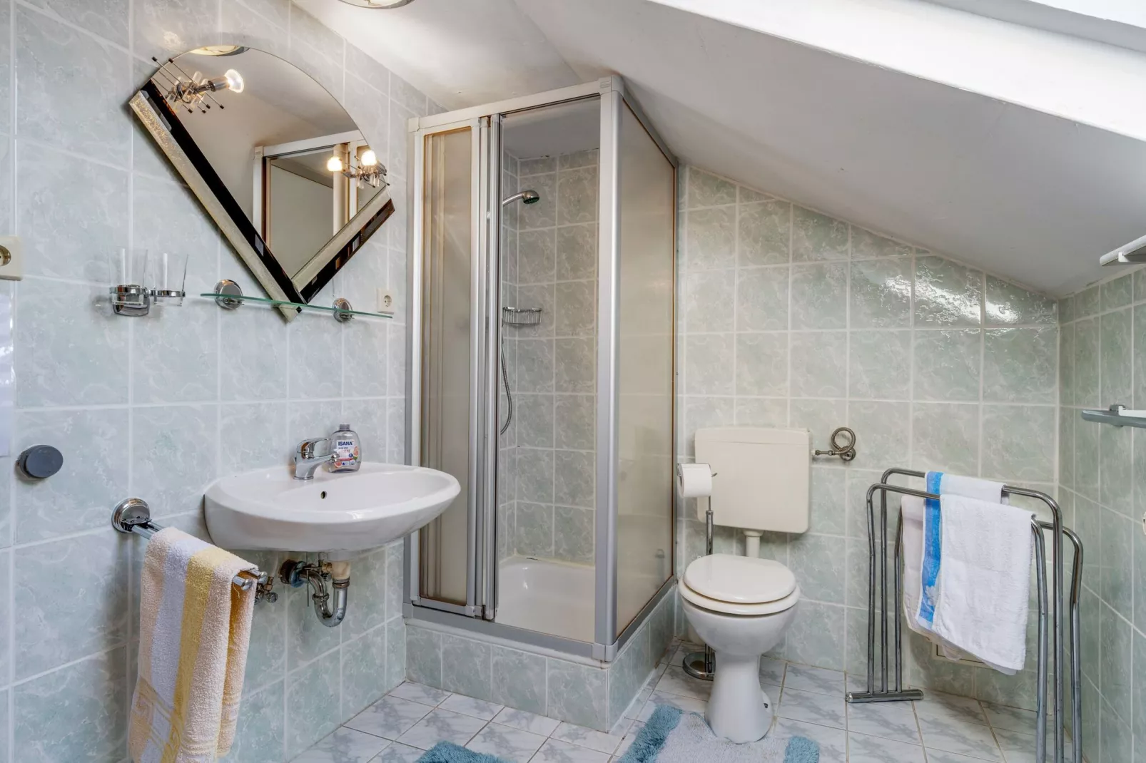 Urlaub auf dem Bauernhof-Badezimmer