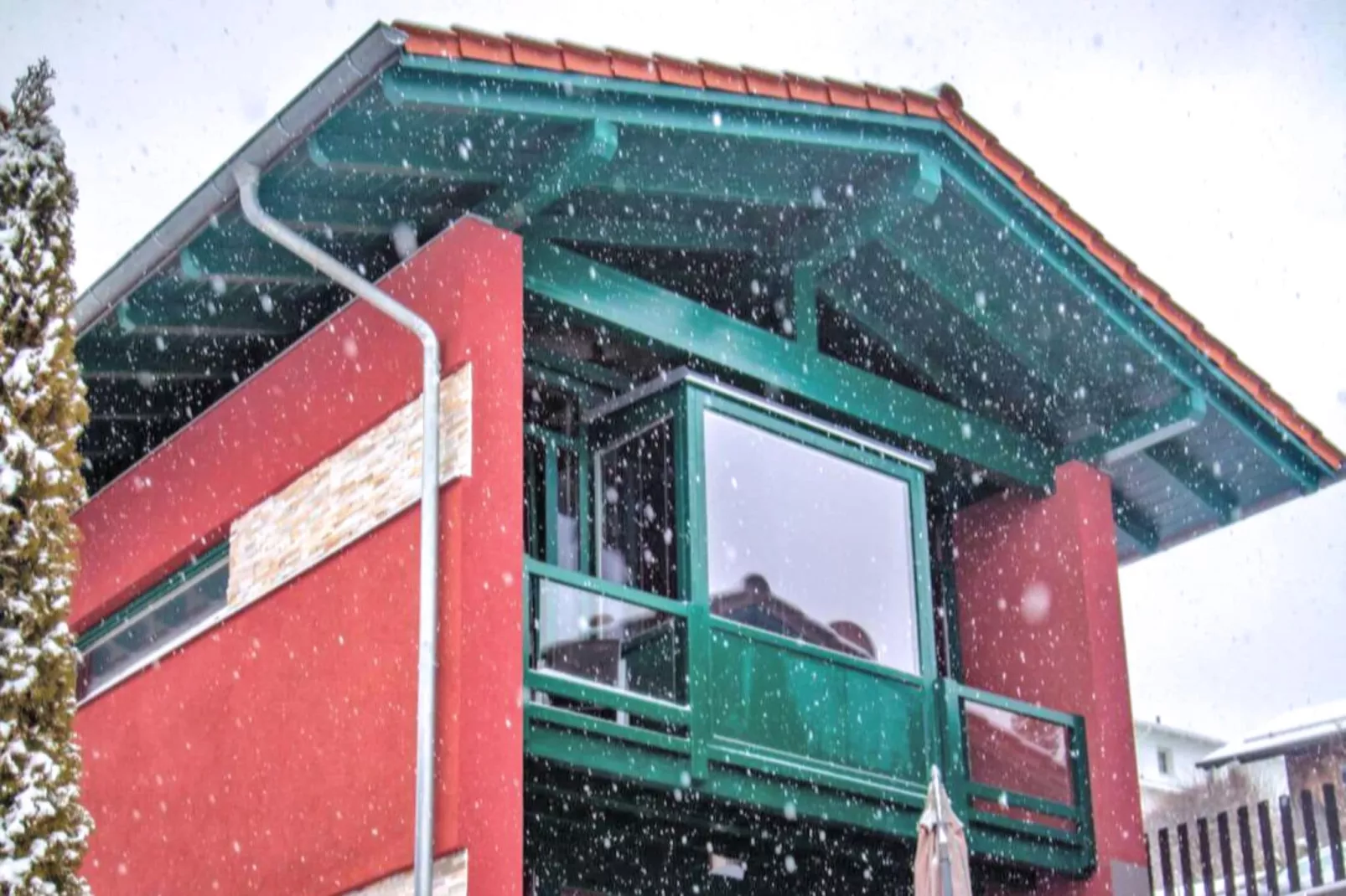 Holiday home with sauna in the Bavarian Forest-Exterior winter