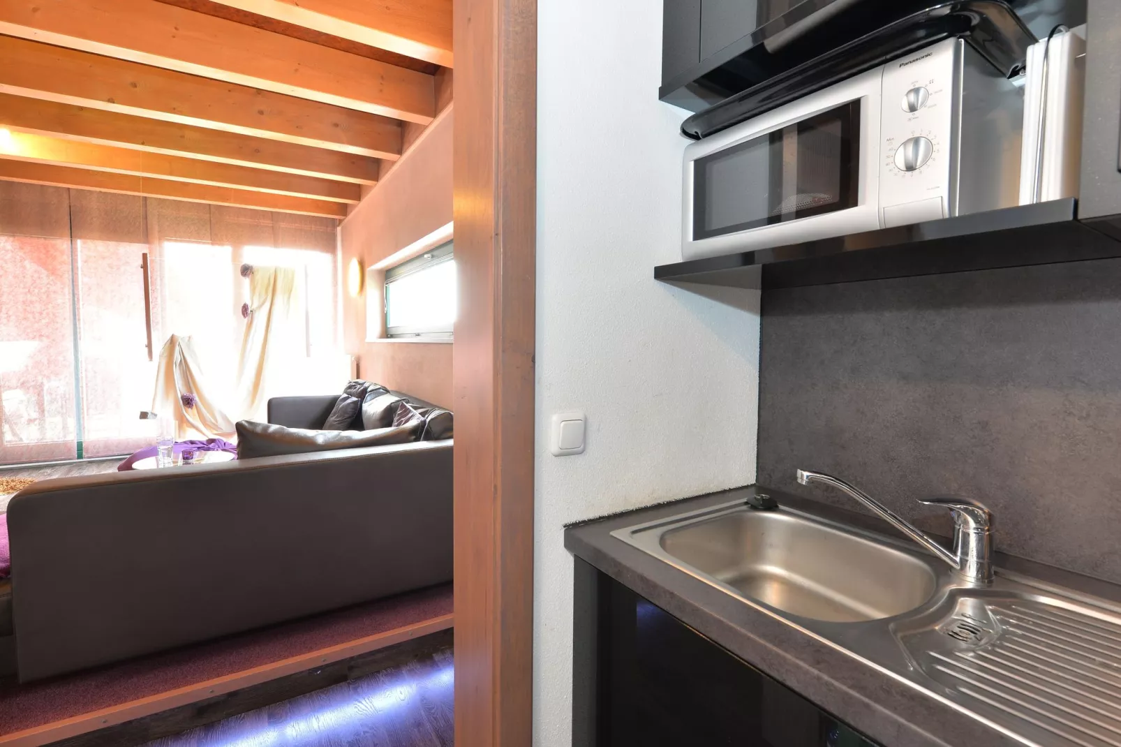 Holiday home with sauna in the Bavarian Forest-Kitchen