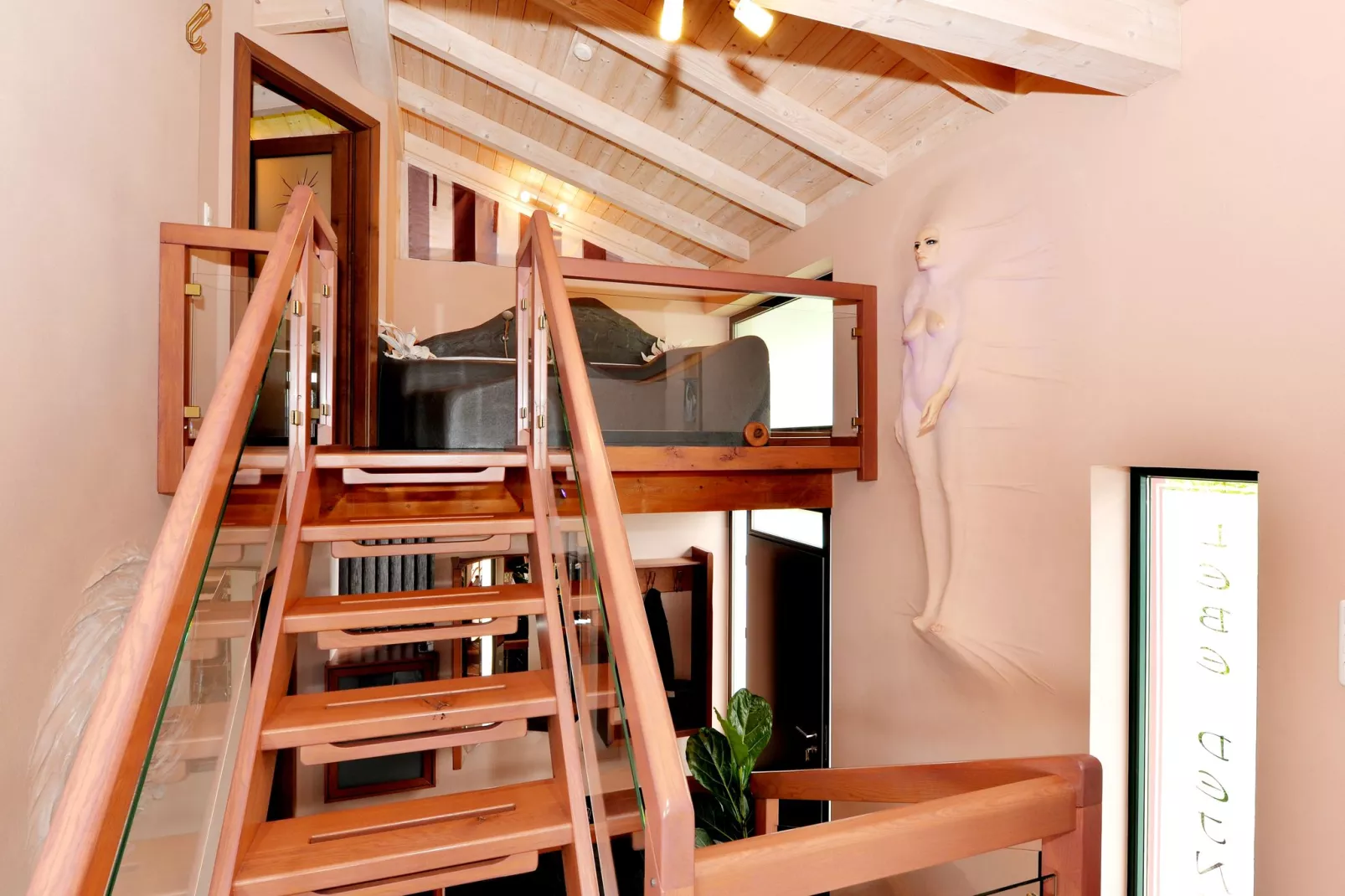 Holiday home with sauna in the Bavarian Forest-Landing