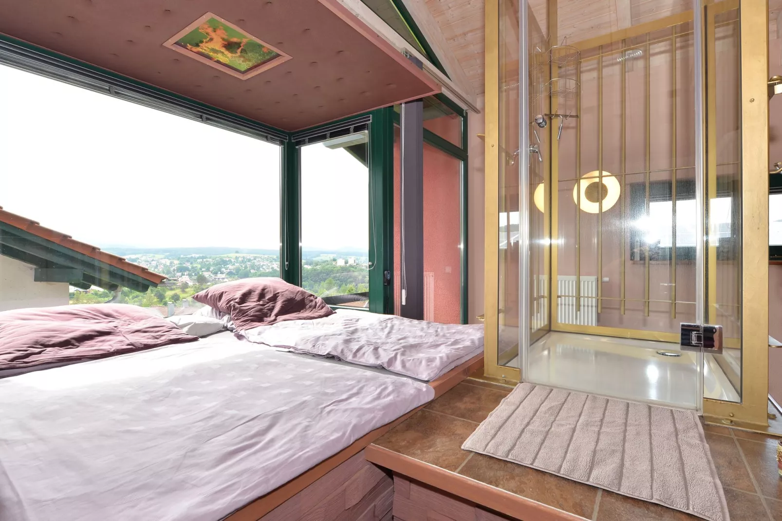 Holiday home with sauna in the Bavarian Forest-Bedroom