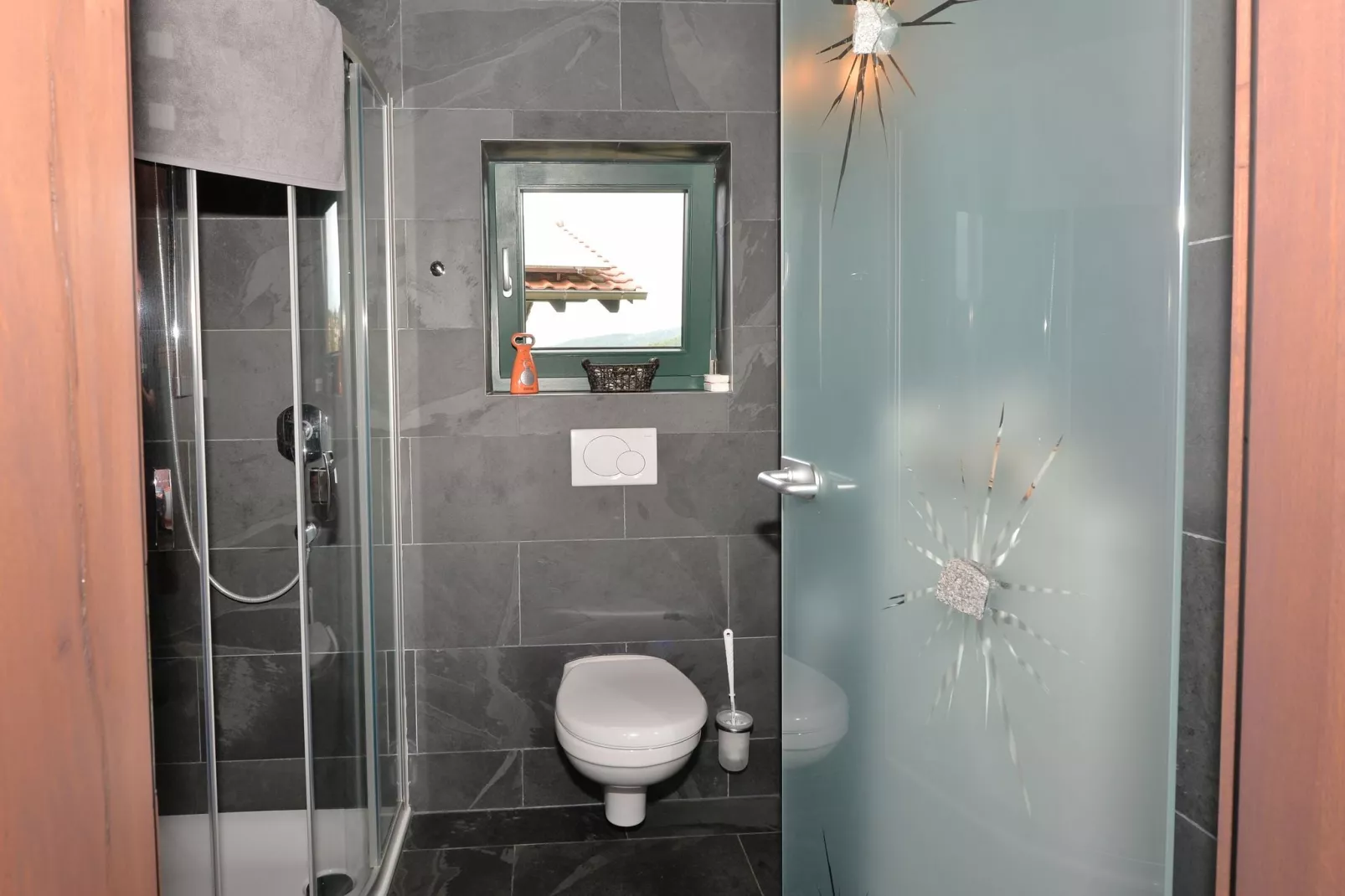 Holiday home with sauna in the Bavarian Forest-Bathroom