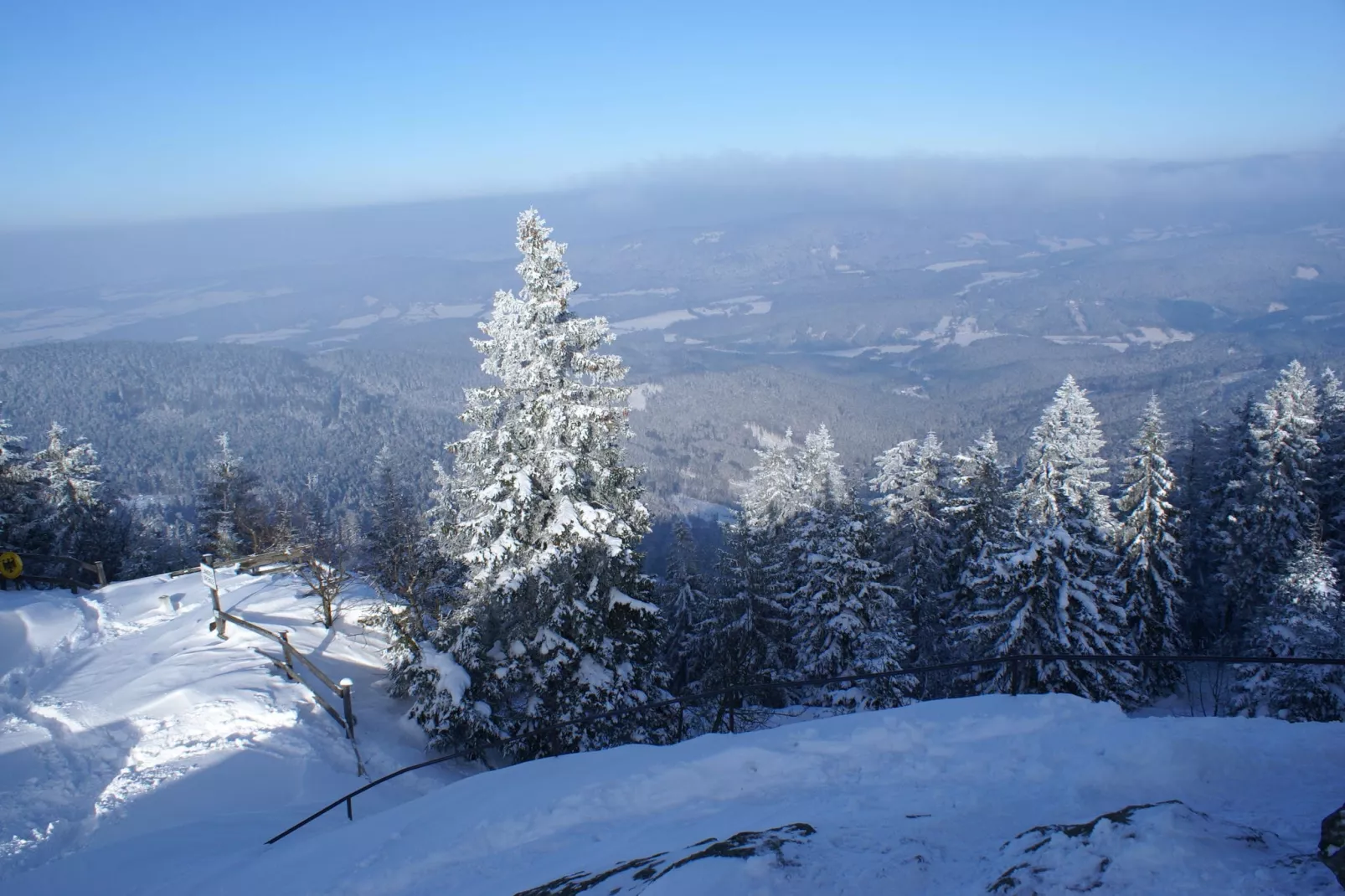 Im Zellertal-Area winter 20km