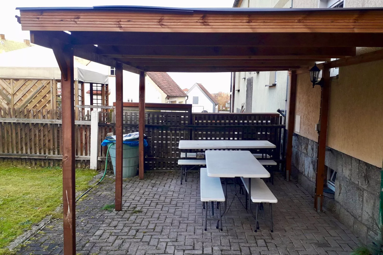 Ferienwohnung in Arzberg EG-Terrace balcony