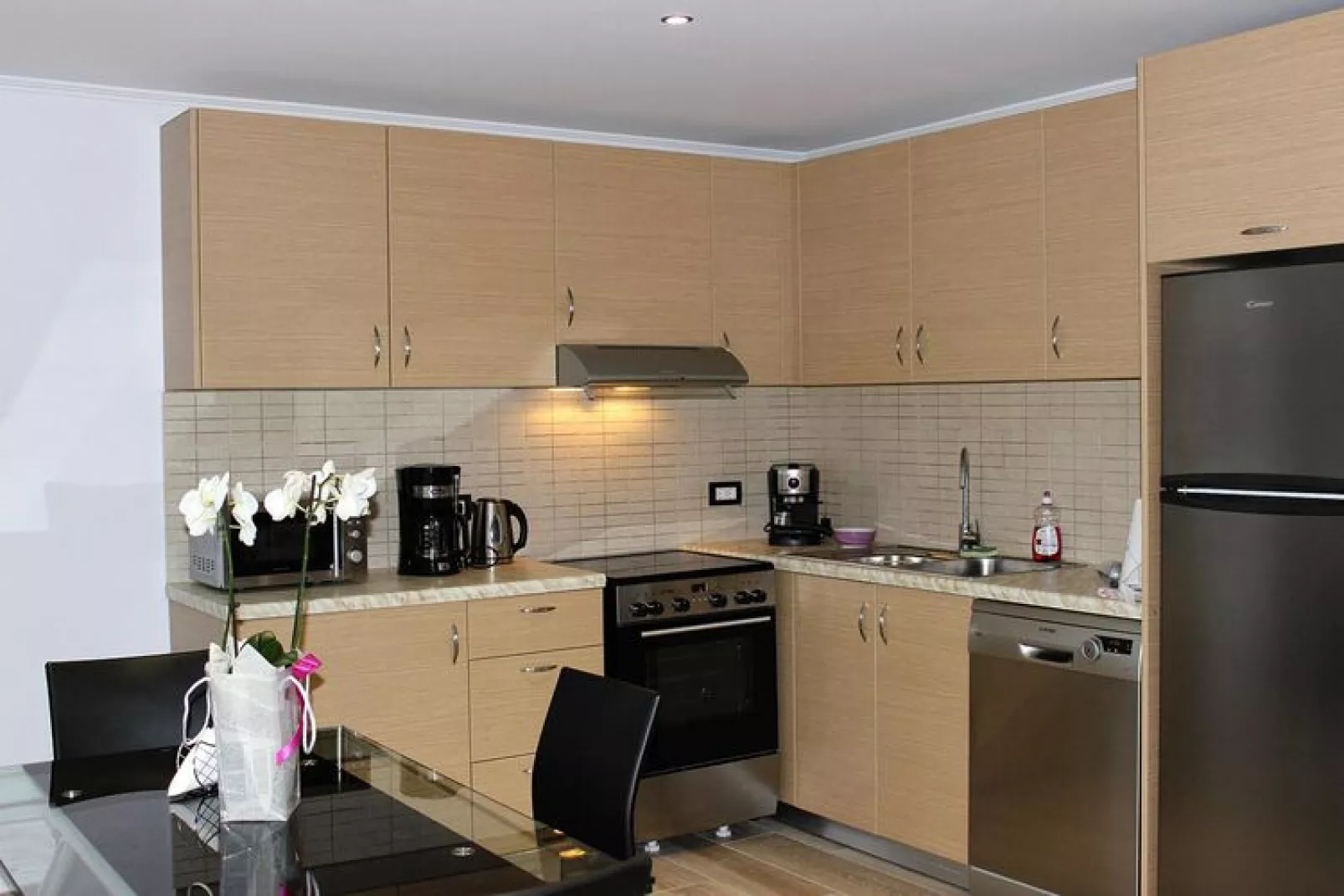 Semi-detached house, Lardos-1 separate bedroom-Cuisine