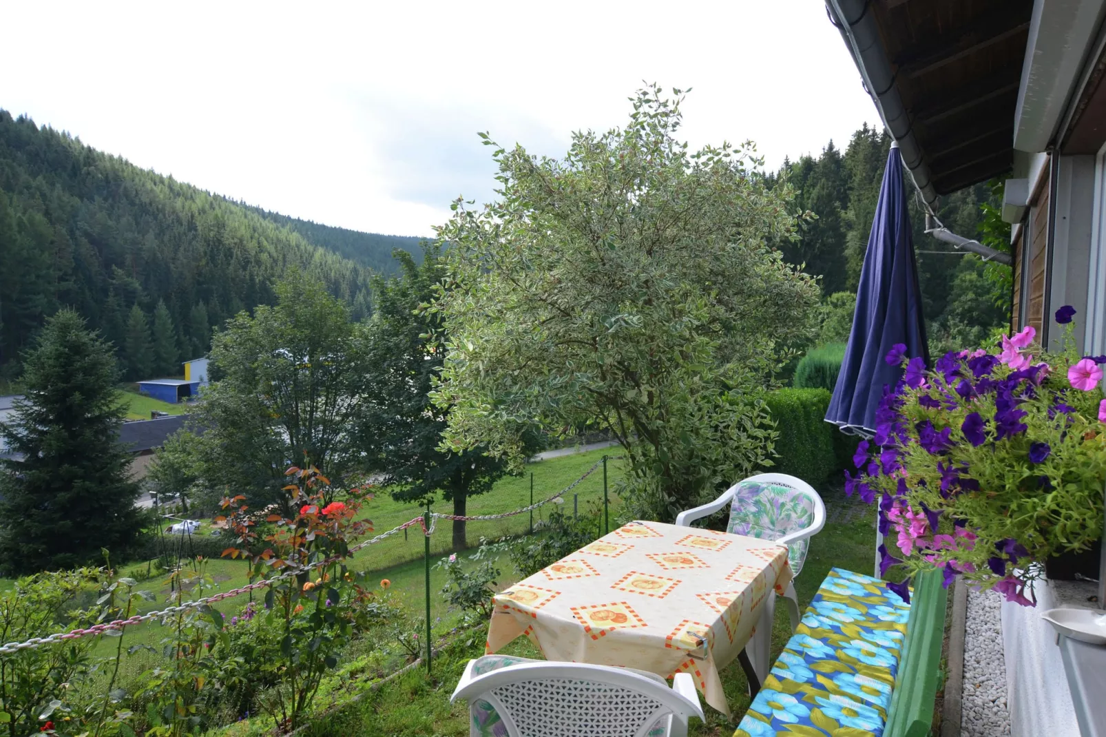 Am Rennsteig-Terrace balcony