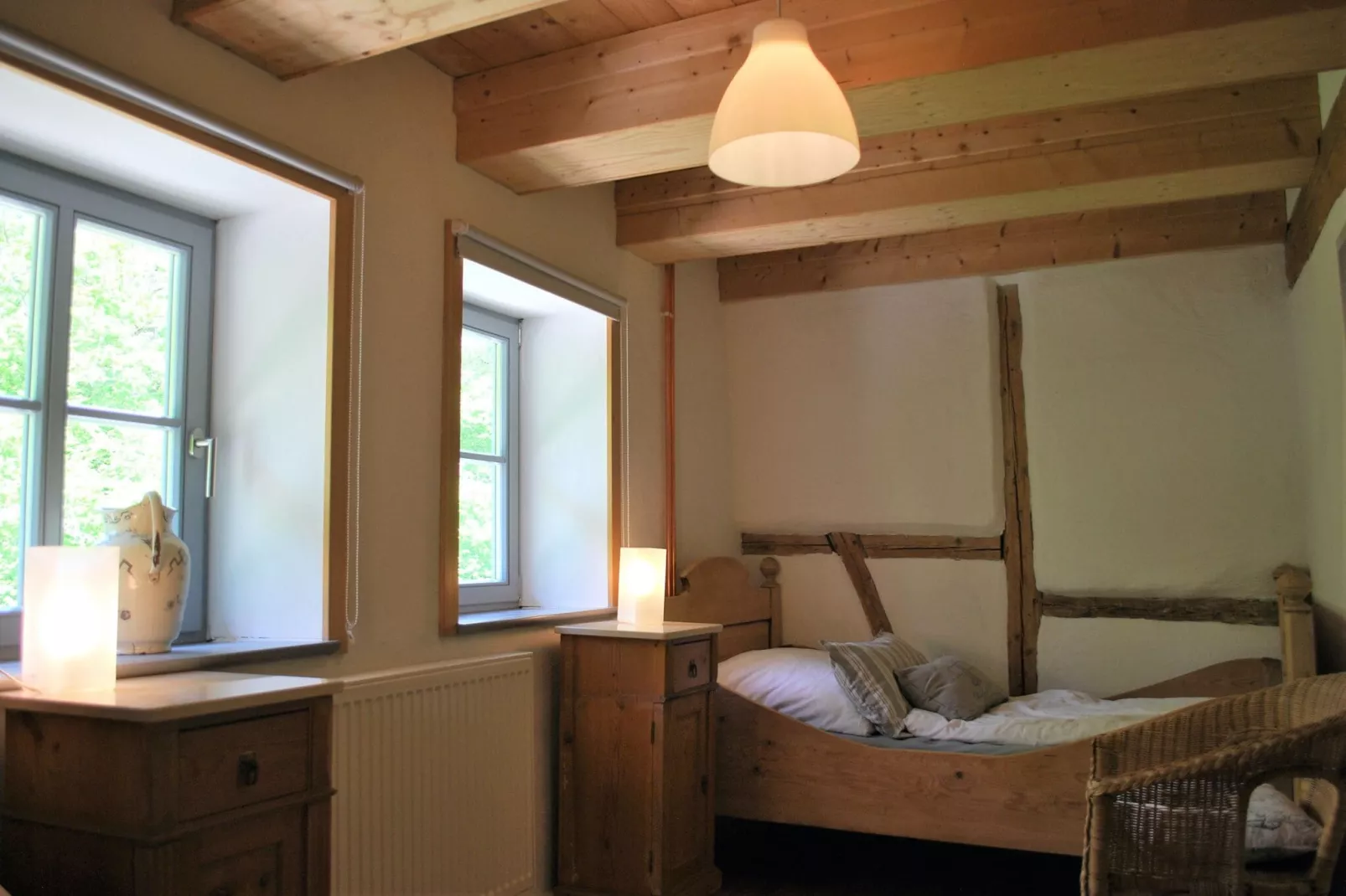 Alte Wassermühle-Schlafzimmer