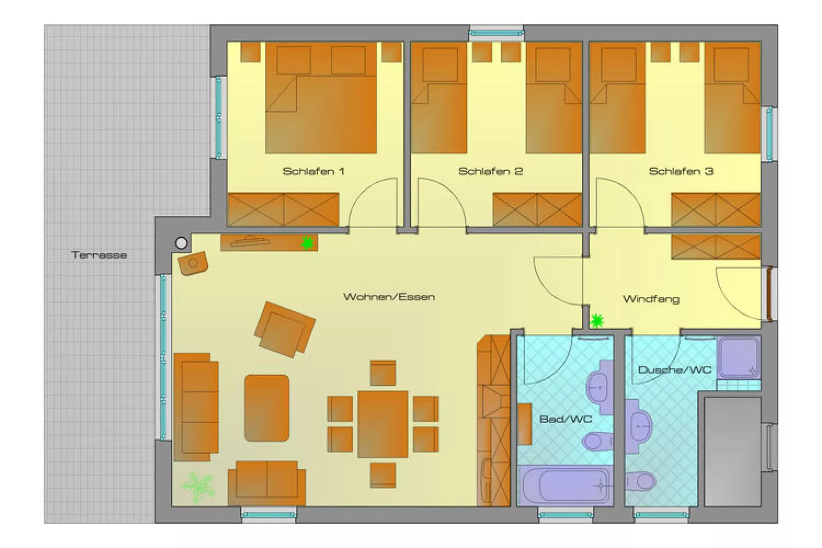 FH Silbermöwe-Floor plan