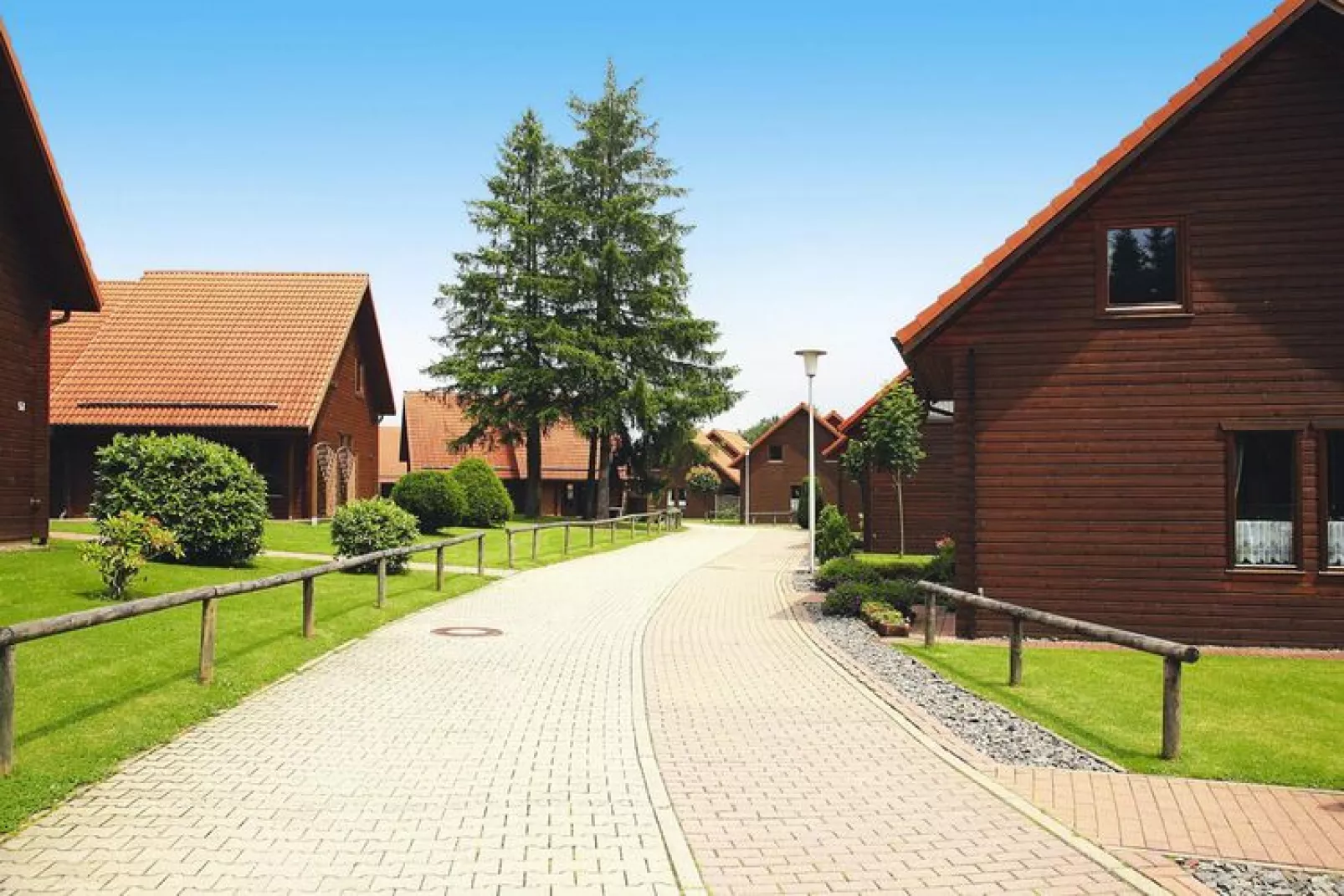 Naturerlebnisdorf Blauvogel - Doppelhaus ca 66qm Typ A-Exterior summer