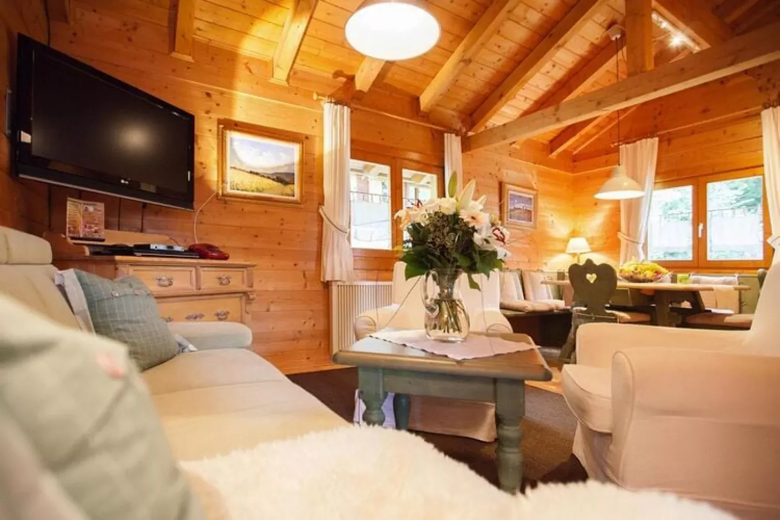 Blockhaus Stamsried-Typ A-Living room