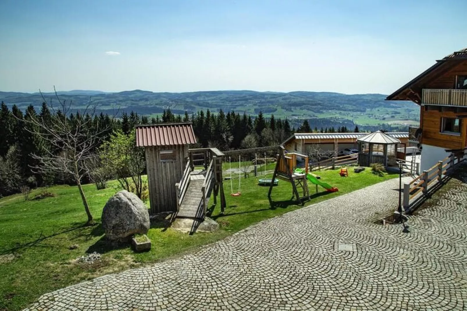 Ferienhaus Panoramablick Neureichenau-Ferienhaus Panoramablick 75 qm-View summer