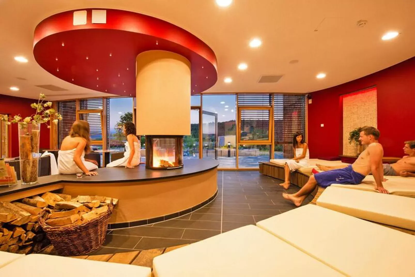 Feriendorf an der Therme Obernsees-Living room