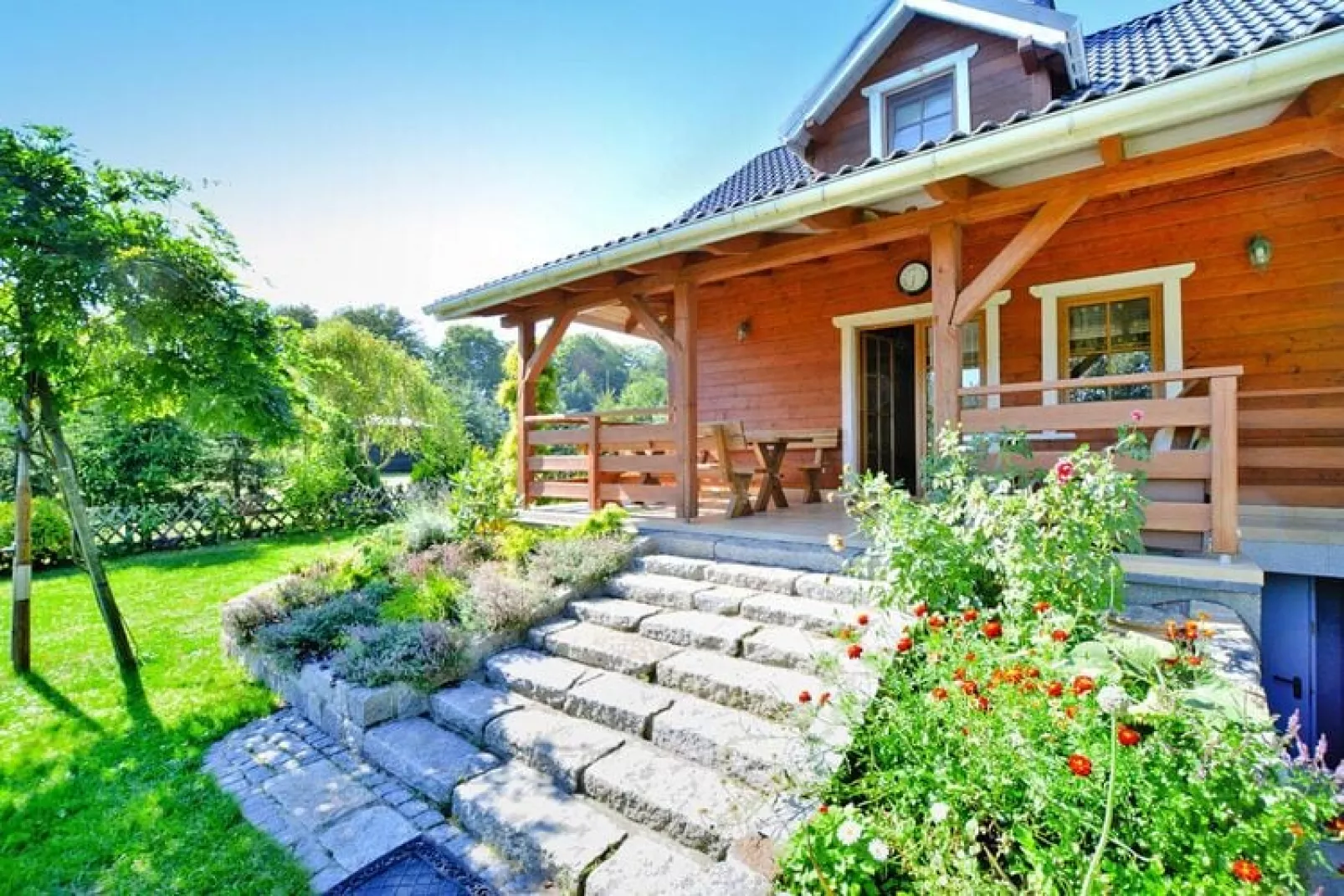 Dom wakacyjny nad jeziorem Oswino-Exterior summer
