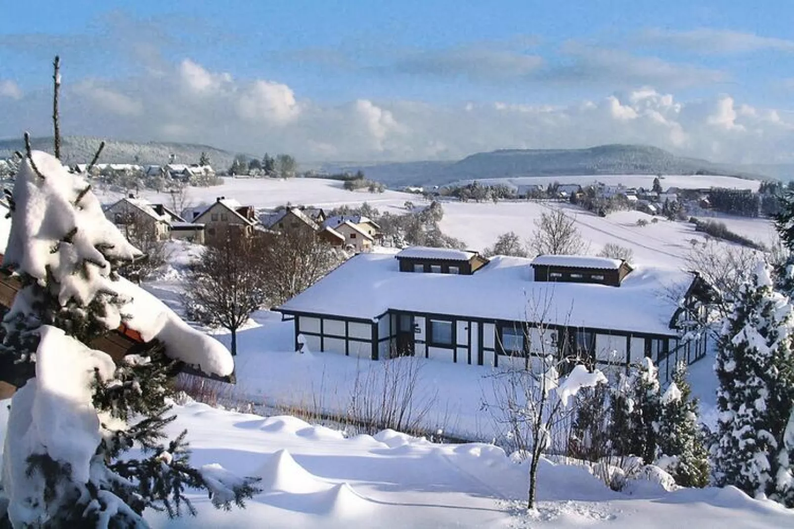 Feriendorf Öfingen - 68 qm Typ C Sioux-Exterior winter