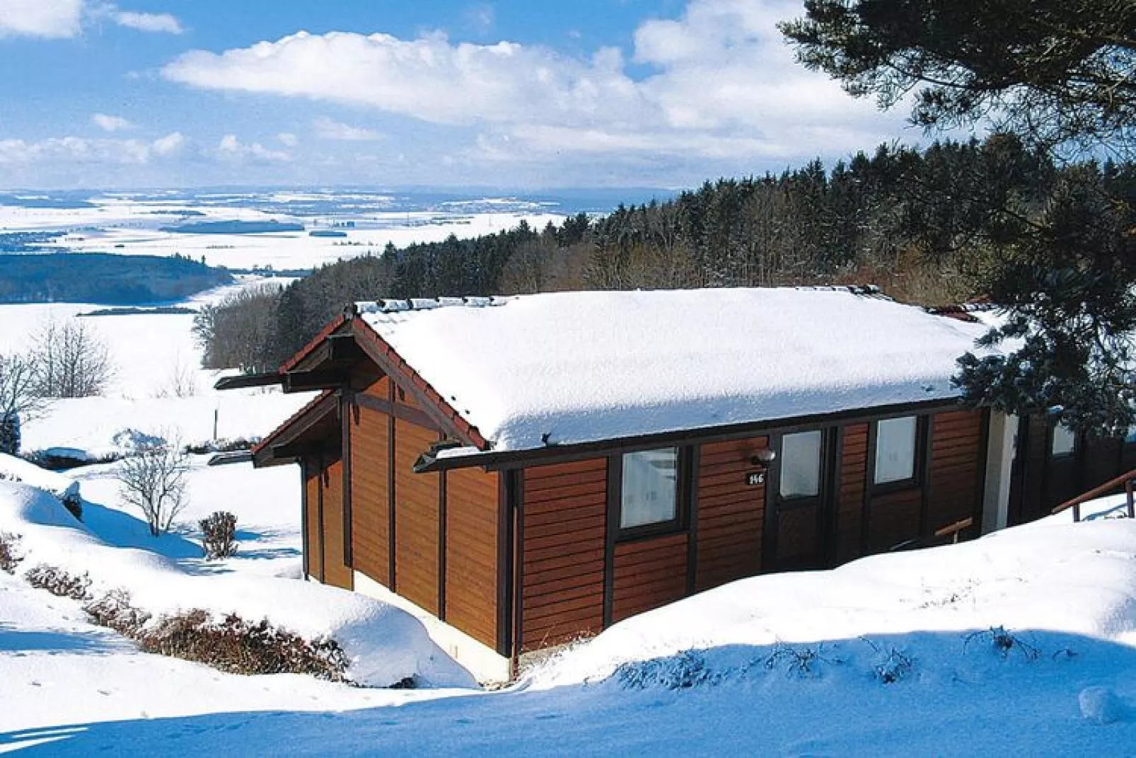 Feriendorf Öfingen - 68 qm Typ C Sioux-Exterior winter