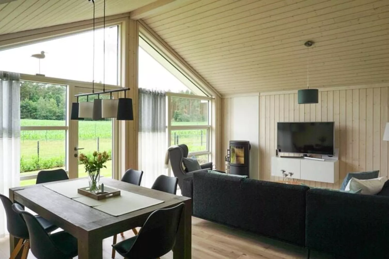 Sommerhus-nordlys 80 qm-Living room