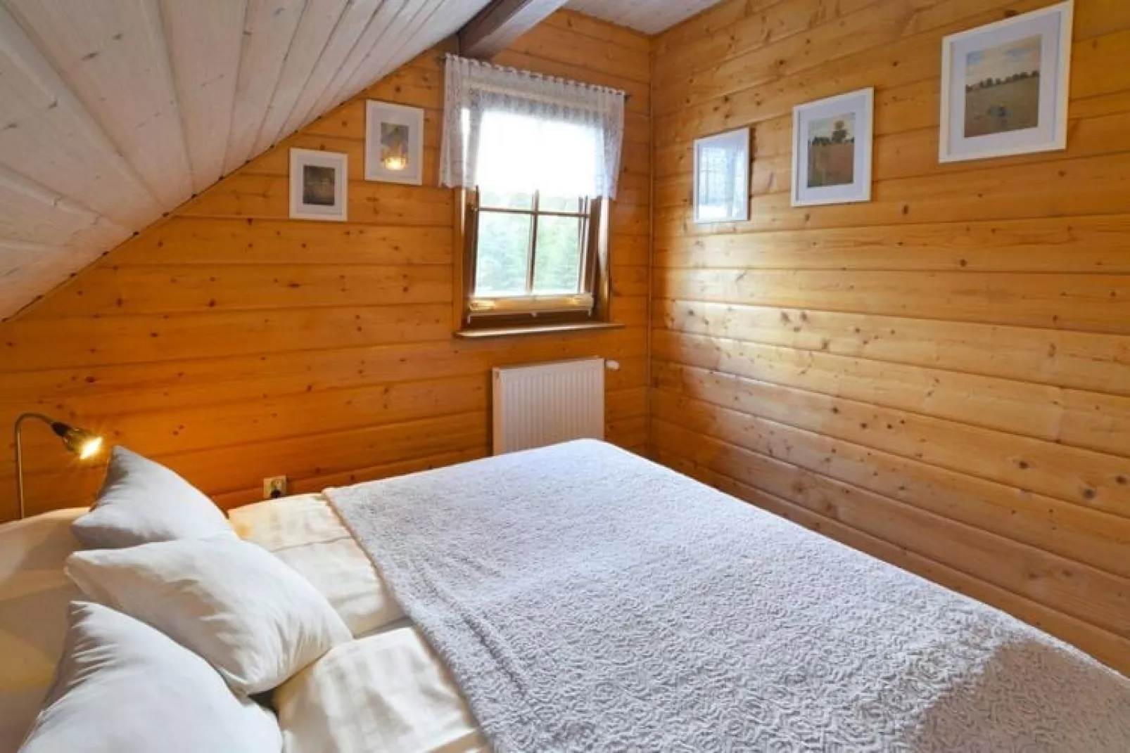 Dom wakacyjny nad jeziorem Oswino-Bedroom