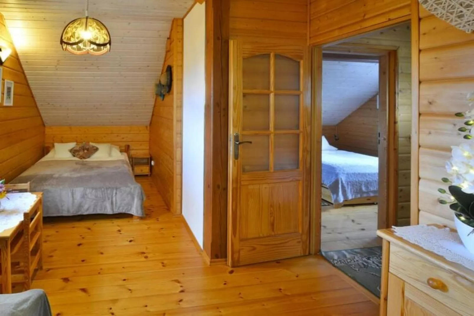 Dom wakacyjny nad jeziorem Oswino-Bedroom