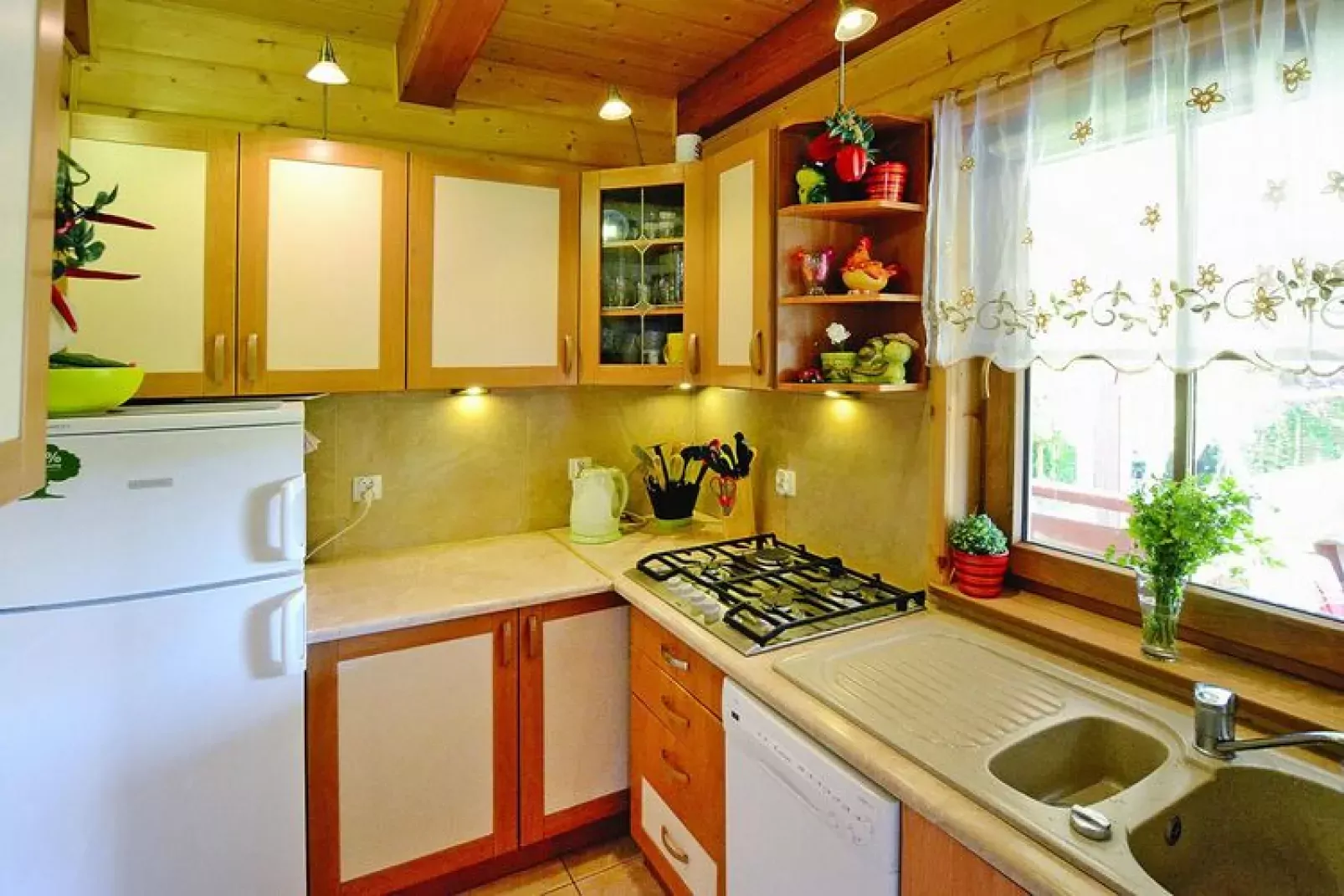 Dom wakacyjny nad jeziorem Oswino-Kitchen