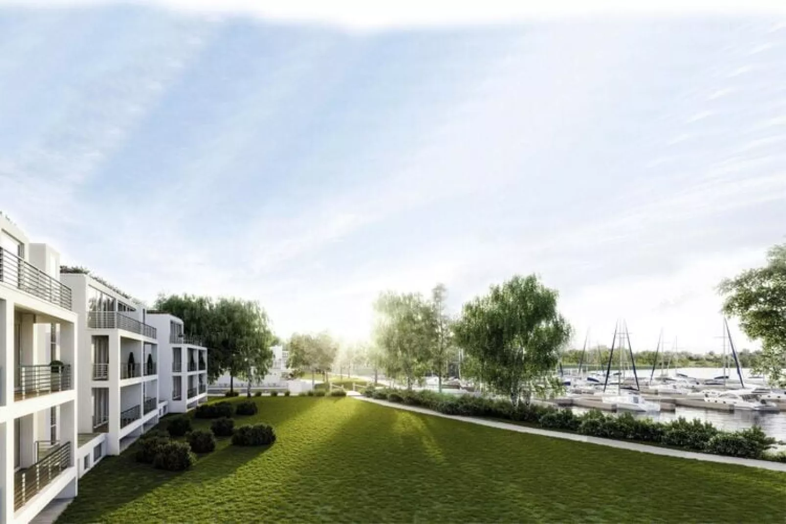 Apartments im MAREMÜRITZ Yachthafen Resort & Spa / Kompass Maisonette 70 qm-Extérieur été