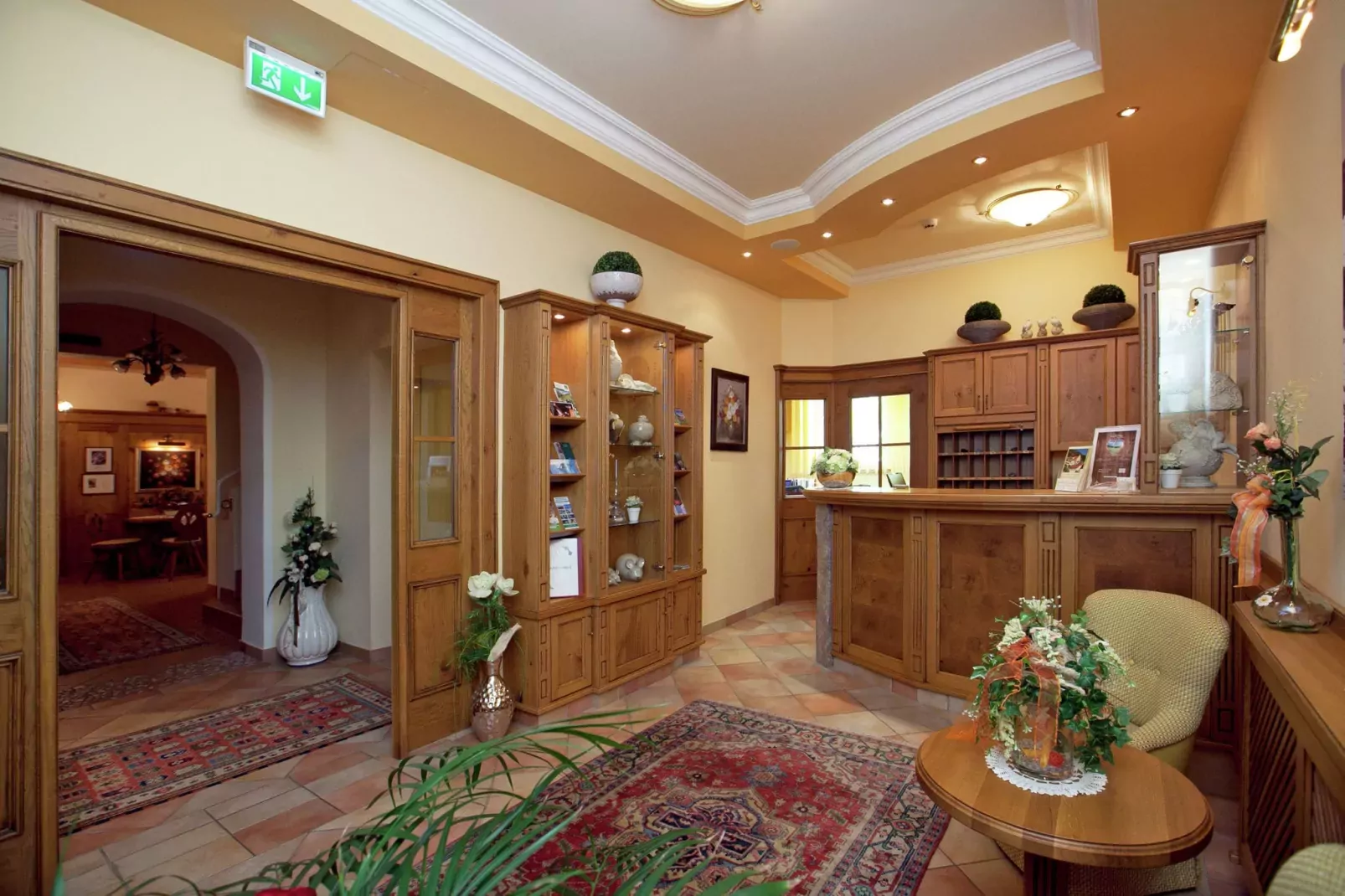 Appartement im Wellness-Aparthotel-Kleinarl-Empfangshalle