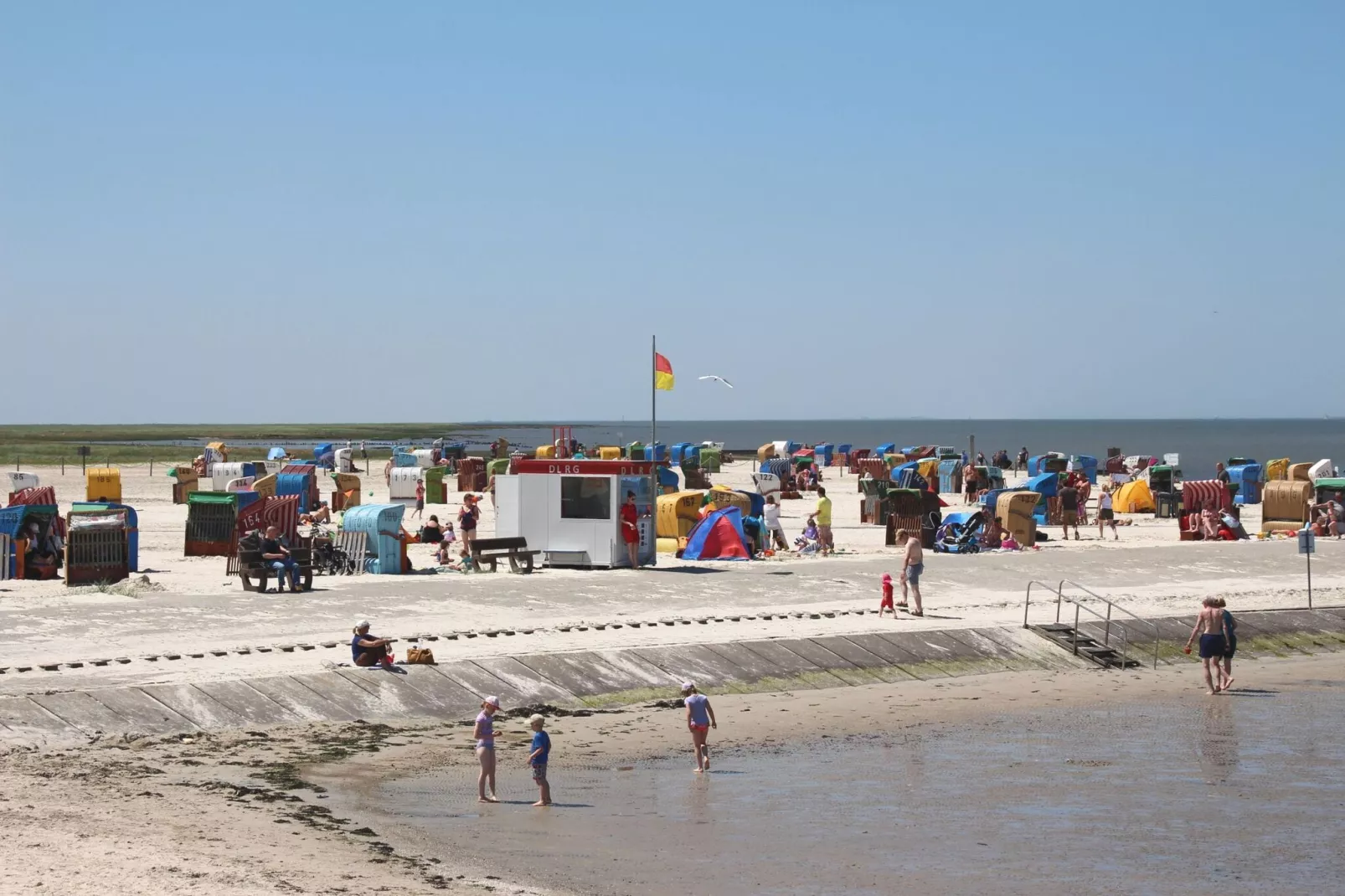 Fewo Wattkieker - Wattseite-Gebiete Sommer 5 km