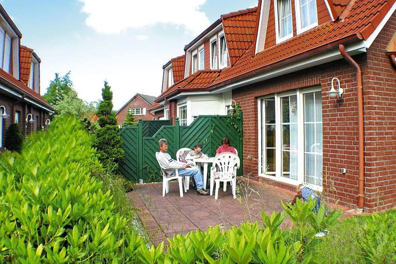 Reihenendhaus Susanne in Dornumersiel-Terrace balcony