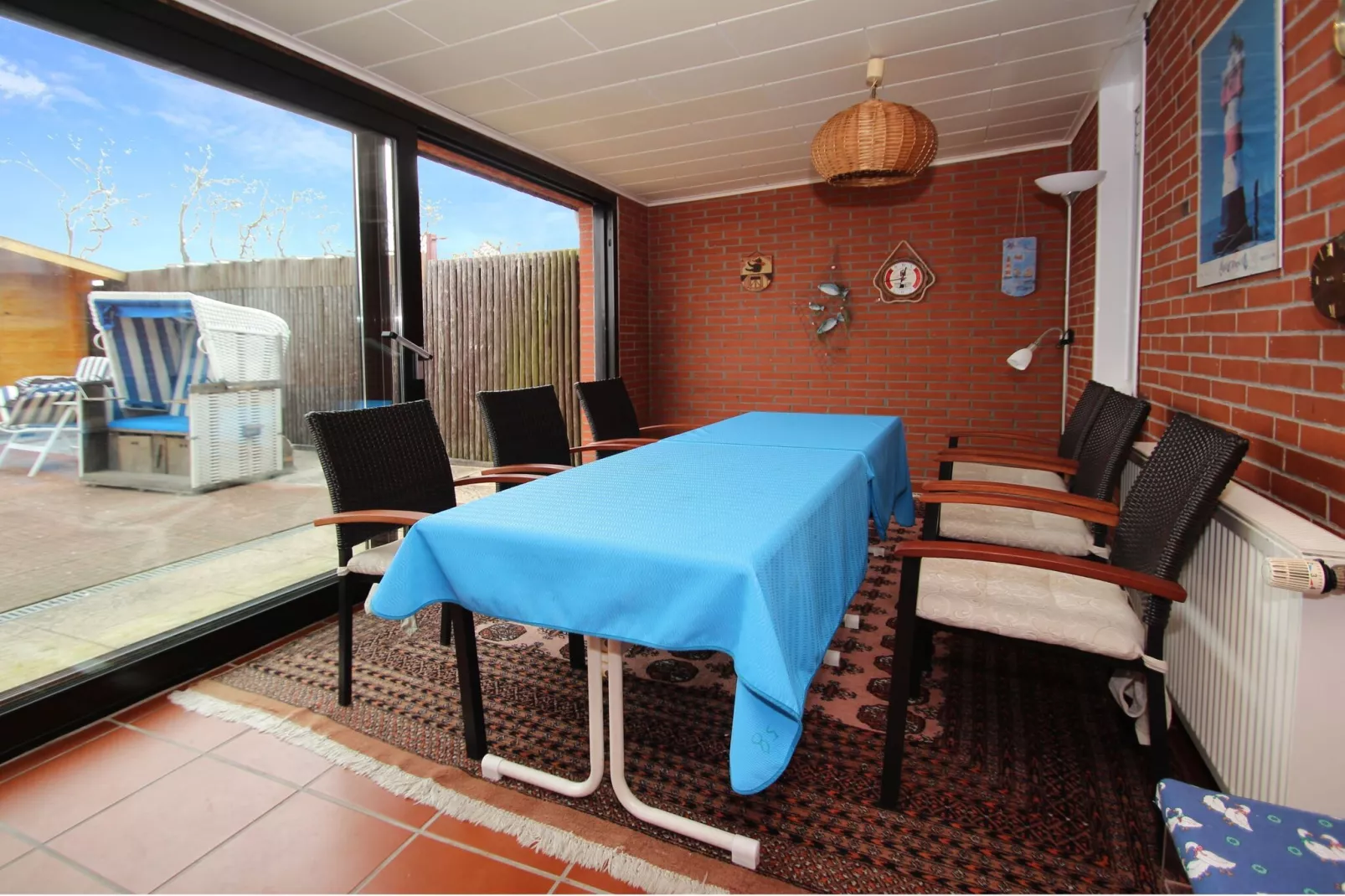 Bungalow mit großer Terrasse in Dornumersiel-Balcon-terrasse