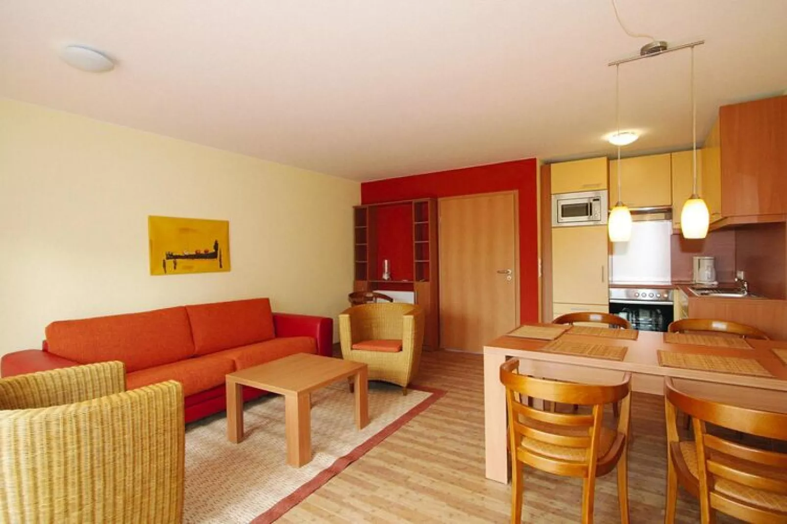 4-Raum-Reihenhaus ca 70 qm Typ A-Living room