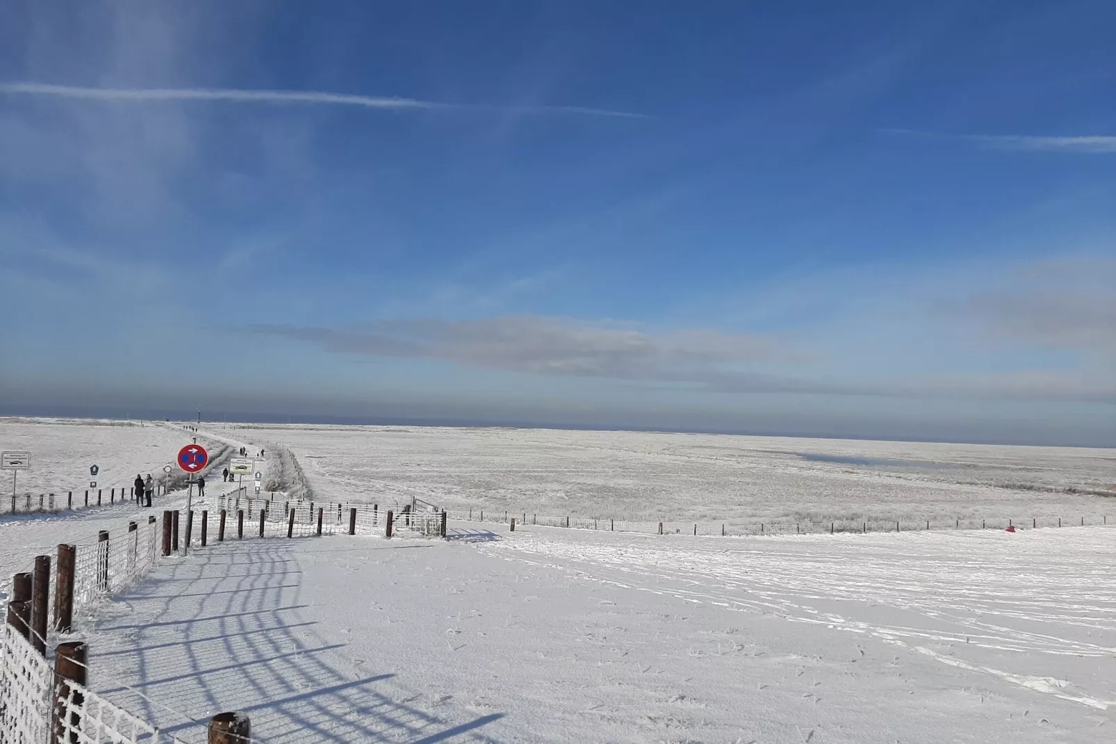 Ferienwohnung Tossens-Exterior winter