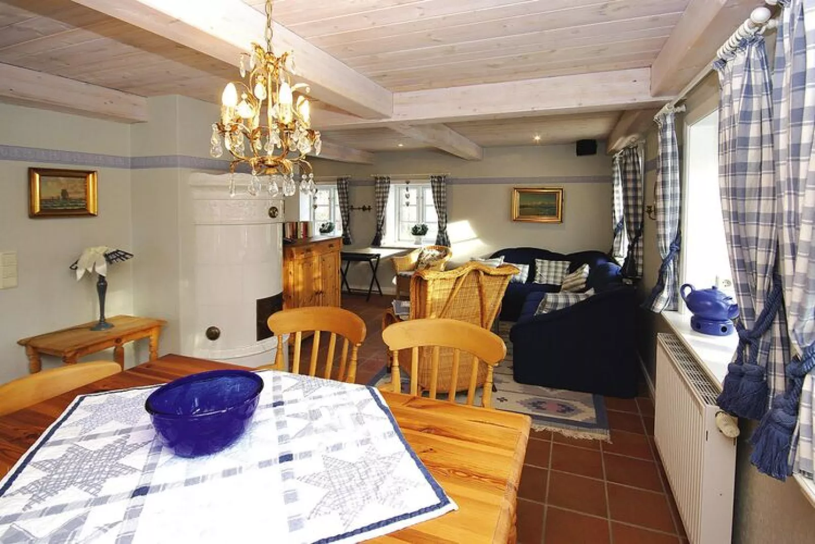 Doppelhaus in Oldsum auf Föhr-Haus 1-Dining room