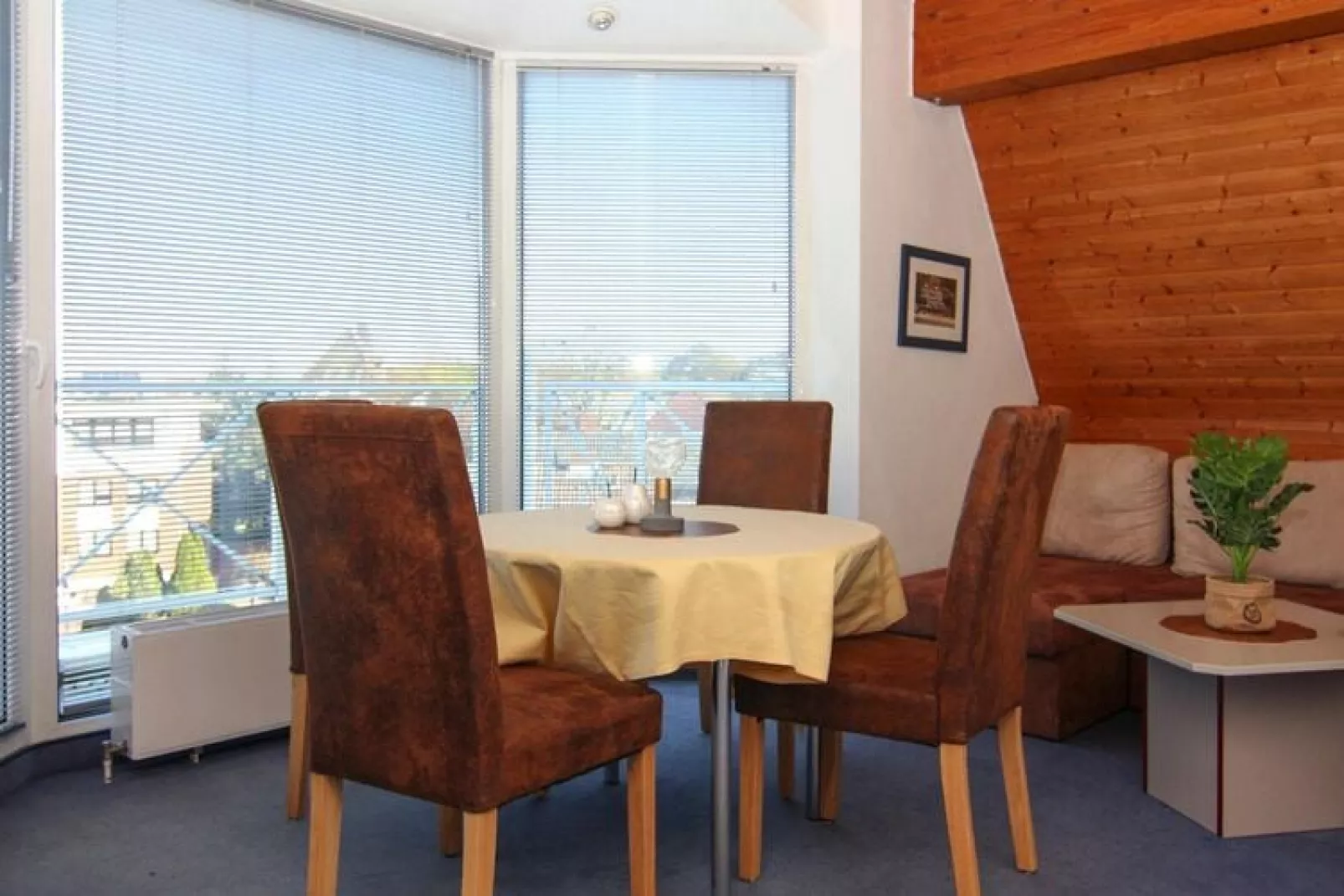 Apartments Panorama Laboe III m Seeblick 60 qm-Living room