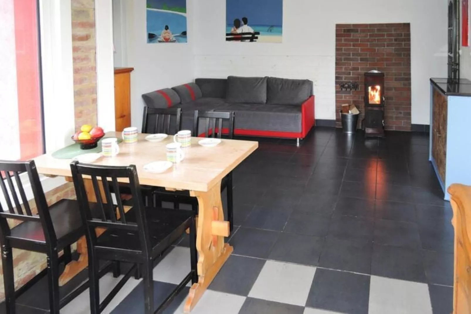 Holiday home Nowe Warpno Chick-Living room