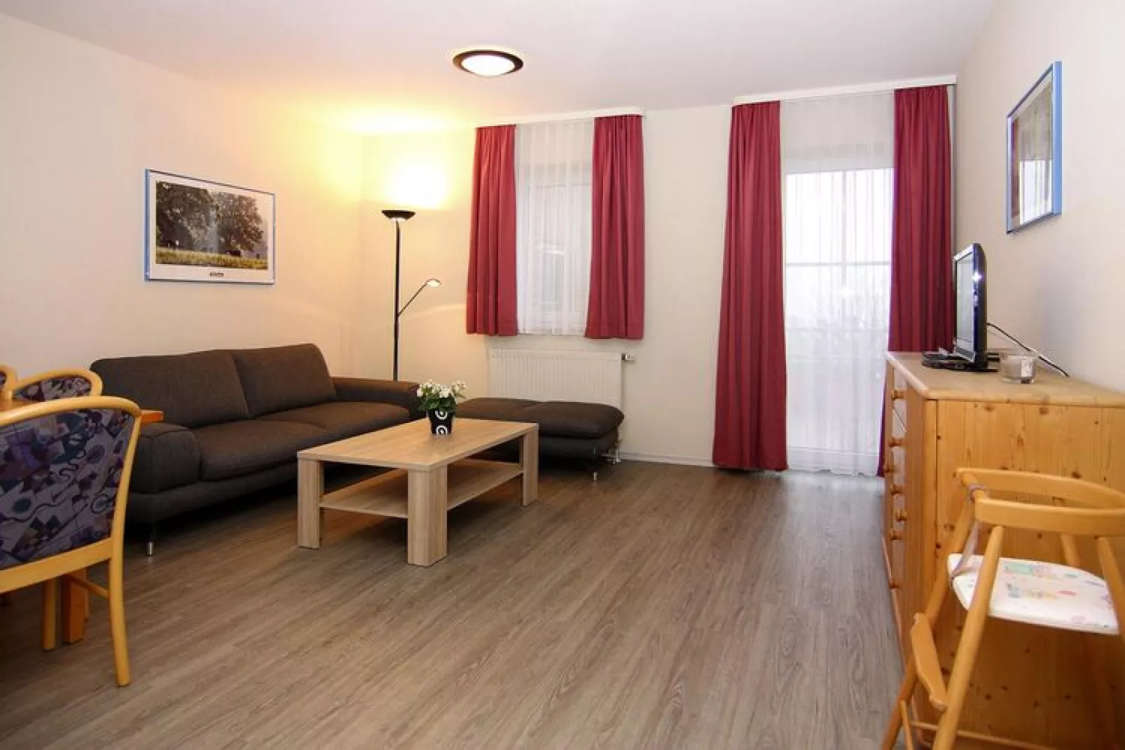 3-Raum-App 65 qm Typ A 6 1 OG-Living room