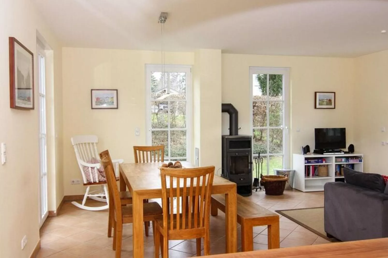 Ferienhaus Reetglück Wohlenberg-Living room